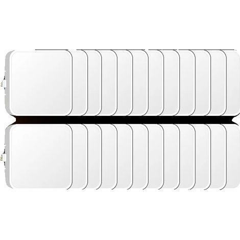 Applique a LED, illuminazione ambientale RGB, funzione di sincronizzazione musicale, forma quadrata (24 pezzi) (1/2)