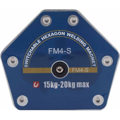 Localisateur magnétique de soudage, hexaédrique commutable, forte aspiration multi-angles, 15-20 kg, FM4-S (1/5)