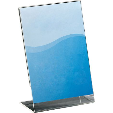 SIGEL PA100 Porta-info e porta- da tavolo, trasparente, acrilico, per A7, 10 pz (1/4)