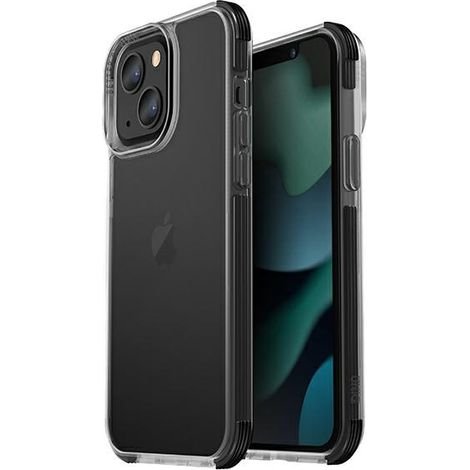 Funda UNIQ Combat para iPhone 13 mini de 5,4" en color negro/negro carbón. (1/5)