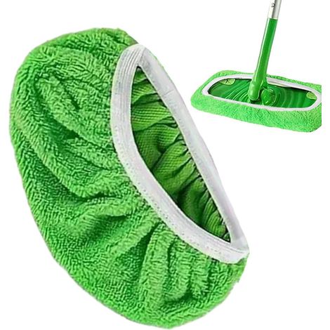 Tampon de rechange pour vadrouille – Tampons de nettoyage en microfibre pour une absorption supérieure, housse en tissu réutilisable avec lavage facile, solution de nettoyage pour appartement, hôtel (1/5)