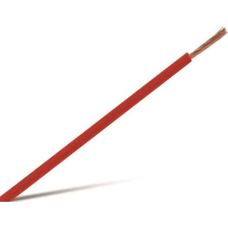 Fil multibrins H07V-K 2,50 mm², 25 m, rouge