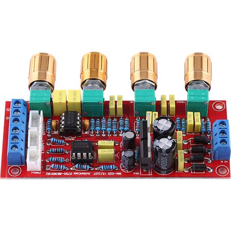 HIFI-Vorverstärker NE5532 Vorverstärker-Tonplatinen-Kits AC 12V OP-AMP HIFI-Verstärker (bestückte Platine) (1/5)