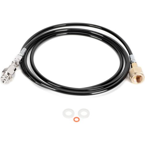 Kit de Remplissage CO2 avec Adaptateur CGA320 pour Cylindre 100in, Accessoires Soda en Noir (1/5)