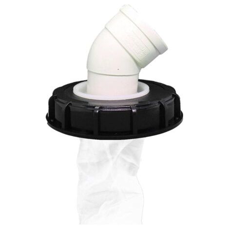 Couvercle de filtre à pluie pour conteneur IBC – en nylon – 163 mm, 245 mm (1/5)