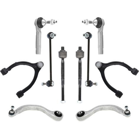 KIT BRACCIO OSCILLANTE 10 PEZZI COMPATIBILE CON TESLA MODEL Y (5YJY) EV / Kit Sospensione Completo OE/OEM / Bracci Oscillanti + Testine Sterzo / Sostituzione Diretta OEM