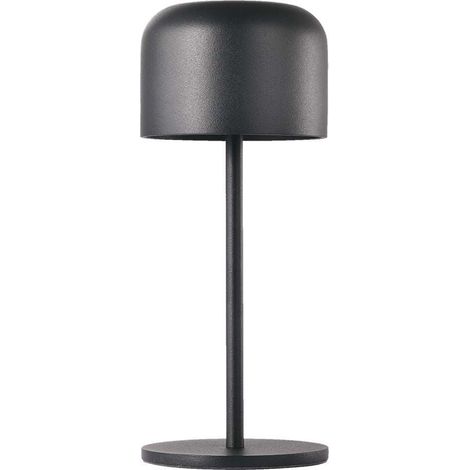 V-TAC VT-1181 LED-Tischleuchte 1,5 W cct 3in1 schwarz wiederaufladbar mit USB C Touch dimmbar D86H210mm IP54 – 10450 (1/5)
