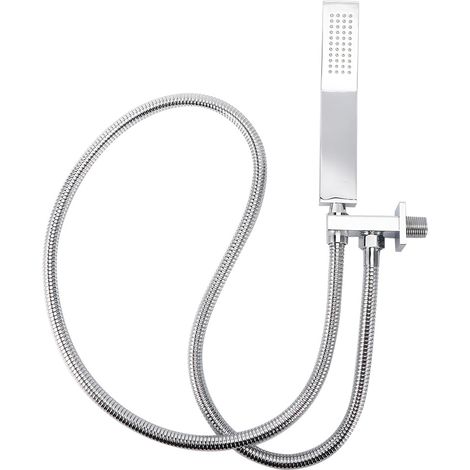 Support mural en cuivre G1/2 avec pomme de douche et support mural - Accessoire salle de bain (1/5)
