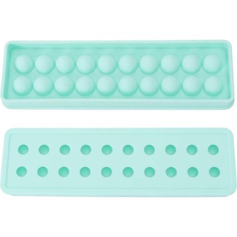 Ball Ice Cube Tray Non-Spill Silicone Ice Cube Mold Food Grade Round Ice Ball Mold Perfect for Cold Drinks Cocktails and Snacks
