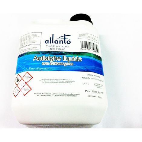 ANTIALGHE IGENIZZANTE NO SCHIUMA LT 2 SUPERCONCENTRATO PISCINA GIARDINO 204538 (1/2)