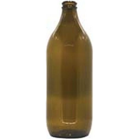 20PZ BOTTIGLIA BIRRA MARRONE - capacità lt.0,66