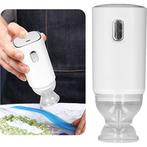 Pompe électrique 5 V pour la compression sous vide de sacs consommables d'impression 3D, avec 10 sacs de scellage et 4 clips de fermeture. (1/5)