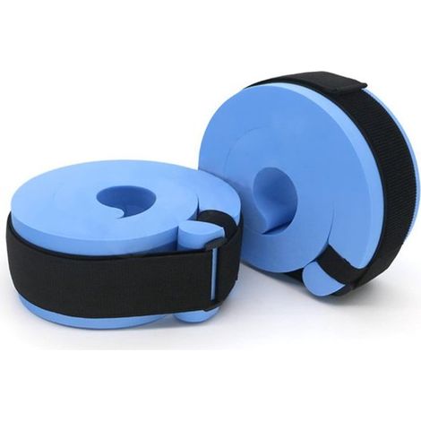 Conjunto de manguitos de espuma para natación, flotadores para aeróbicos acuáticos y bandas de peso para natación, ideales para el entrenamiento físico en la piscina. (1/5)