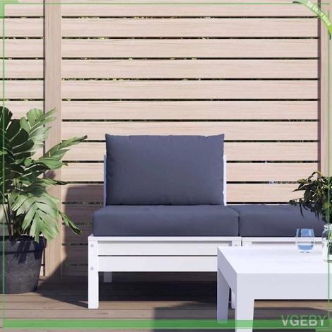 379148 Coussins de palette lot de 2 bleu marine tissu (1/5)