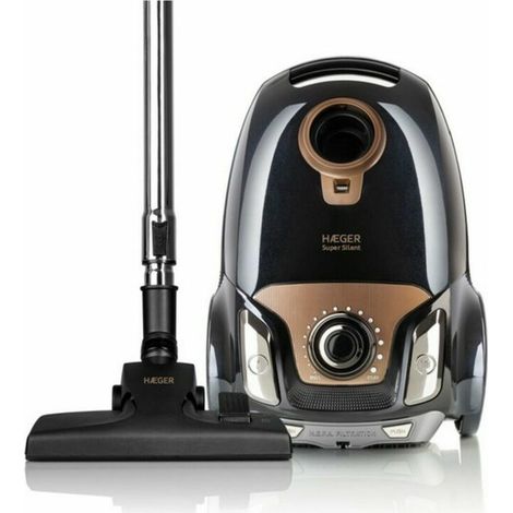 Aspiradora con Bolsa Haeger Silent 750W Filtro HEPA 68dB Supersilent (1/4)
