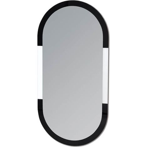 Showerdrape Putney Arched Oval Wall Mounted 80 x 40cm Bathroom Mirror (1/4)