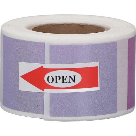 Papier d'impression thermique 4 couleurs rond 24 mm x 24 mm, étiquette thermique directe résistante à l'eau et à l'huile, autocollant thermique de laboratoire