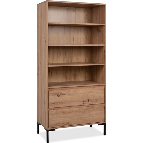 CALICOSY - Buffet Haut 2 Tiroirs L77,5 x H165 cm - PIANA (1/5)
