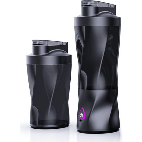 Tragbarer Personal Blender, USB-aufladbarer Mixer für Shakes und Smoothies, 680 ml Mini-Mixer mit Selbstreinigung, BPA-frei und auslaufsicher