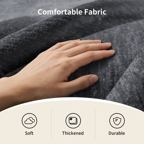 Canapé une place Bear Paw avec pouf – Canapé relax moderne pour salon, espace détente ou chambre (1/4)
