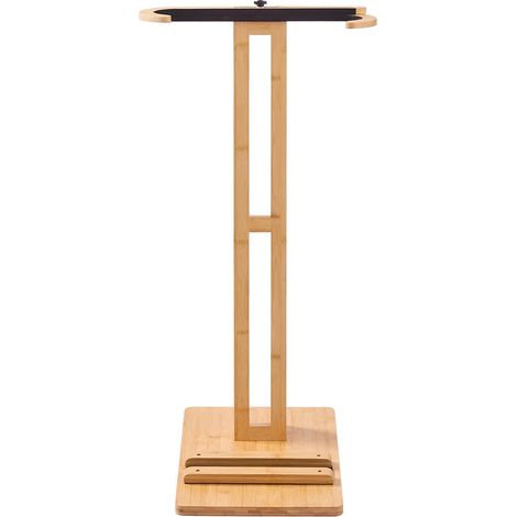 Support mural vertical pour planche de surf en bois, présentoir ajustable et autonome avec rembourrage, idéal pour wakeboard, snowboard, kiteboard, shortboard et skis. (1/5)