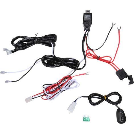 Zoternen Kit de faisceau de câblage professionnel à métier à tisser pour le travail LED Drivante barre de lumière avec relais de fusible 12V 40A (1/5)