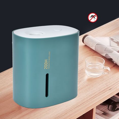 Intelligenter elektrischer Mückenschutz mit USB-Anschluss für den Haushalt, geräuschlos, Mücken- und Insektenvernichter (Grün) (1/5)