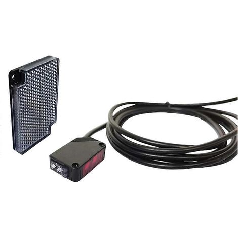 IKSLED E3Z-R61 Optischer Sensorschalter, reflektierender NPN-Ausgang, 12–24 V DC, 2 m Erfassungsbereich (1/5)