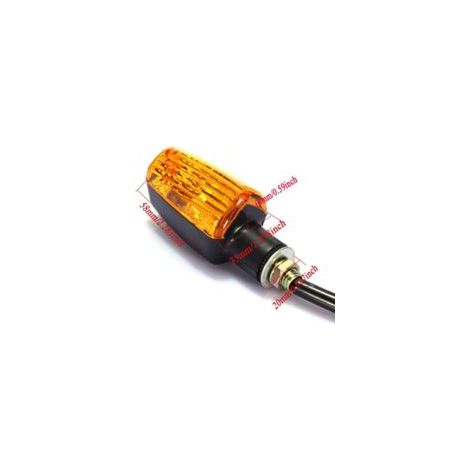4 Stück 12V wasserdichte Universal-Motorradblinker für Motorrad, Roller, Quad, Cruiser, Offroad - Crezuo