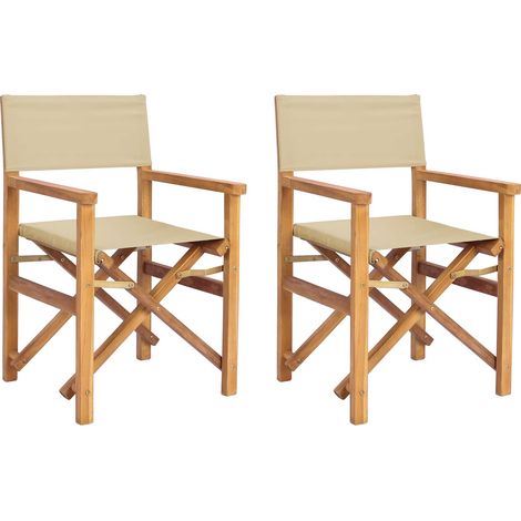 Dining Chair Brown and Beige 56 x 54 x 87 cm Solid Teak Wood vidaXL