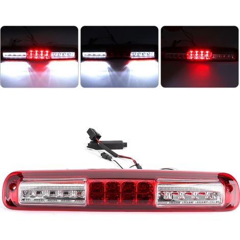 LED-Bremsleuchte (oben montiert) für Chevy Silverado 1500/2500/3500 (Baujahre 1999–2006), rot/weiß (1/5)