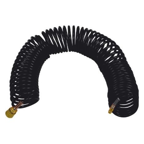 STANLEY - Tubo Spiralato 15 Metri Attacco Rapido, Plastica, Nero, 15 Metri (1/3)
