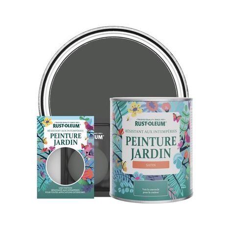 Peinture Jardin, Finition Satinée - Graphite (1/3)