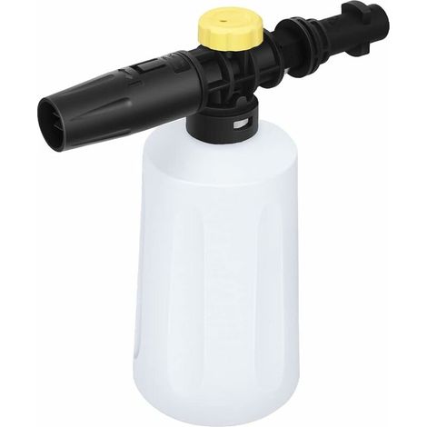 Canon à Mousse pour Karcher K2 K3 K4 K5 K6 K7, 750ML Lance de Mousse Bouteille de Neige avec Buse Réglable Accessoire (1/5)