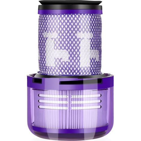 Geeignet für 1 Stück Ersatzfilter für Dyson V12 Slim Absolute Motorhead Akku-Stielsauger, Waschbar Ersatzteile Hepa Staubsauger Filter Zubehör mit 1 Bürste