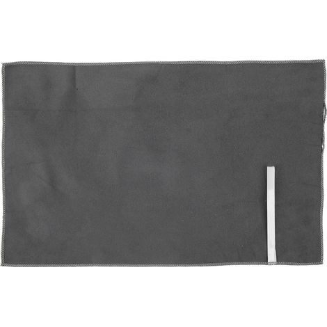 Chiffon doux en coton pour nettoyer la queue de billard, élimine saletés et poussière, gris foncé, chiffon d'entretien pour club de snooker. (1/5)