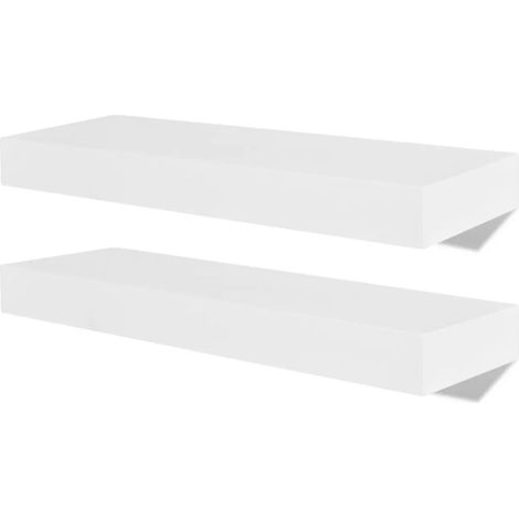 Estantería/armario de pared de MDF blanco para DVD/libros 2702108/2 (1/3)