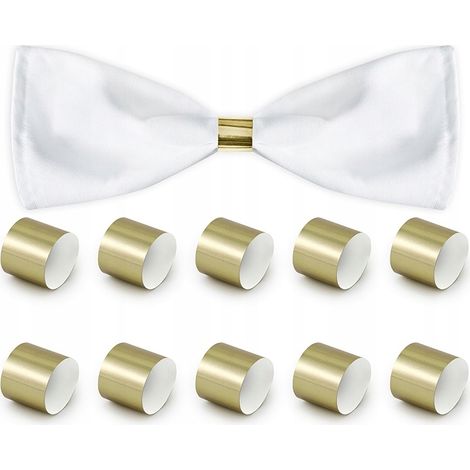 Anelli portatovaglioli di carta, color oro, 10 pezzi. (1/5)
