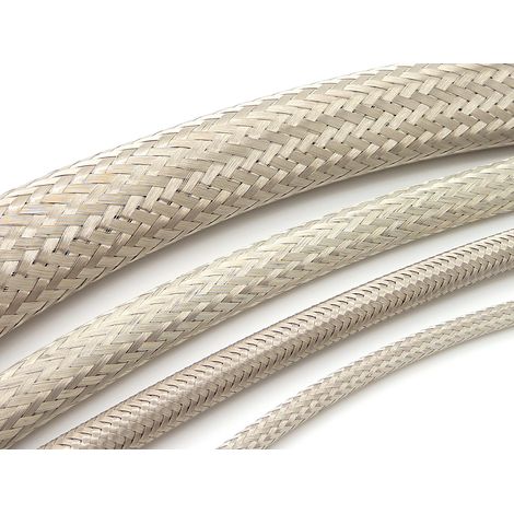 Gaine Tressée 10mm RS PRO en Cuivre étamé, 10m
