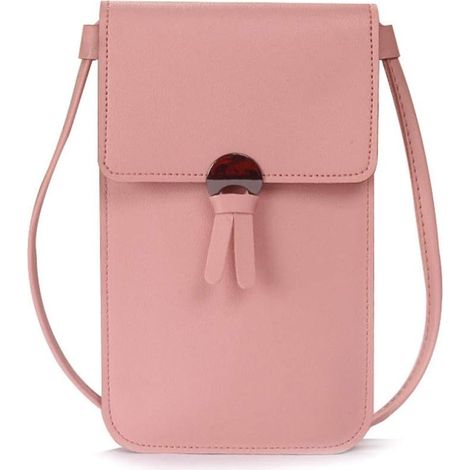 Petite sacoche pour téléphone portable pour femme (rose)
