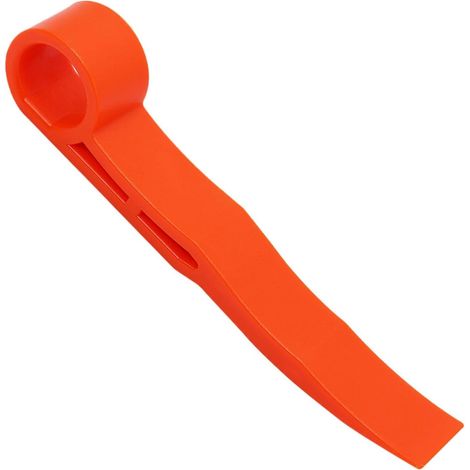 Window Wedge Dent Repair Tool, Curved Chisel Scraper Door Wedge Remover, Interior Car Accessories Handle, Furniture Repair Tool for Multi-Purpose Use, Orange (1/5)