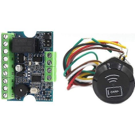 Kit de système de contrôle d'accès à verrouillage magnétique 12 V avec lecteur de cartes Touch Memory™ et carte de contrôle d'accès PCB D (1/5)