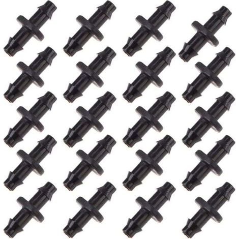 Irrigation de Pelouse 4/7mm Raccord Connecteur Goutte à Goutte,100 Pièces (1/4)