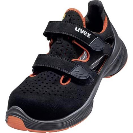uvex Sandalen 1 G2 S1 schwarz rot Weite 11 Größe 50