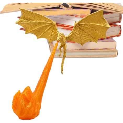 Décoration de Dragon pour étagère de bibliothèque Décor imprimé en 3D de (1/5)