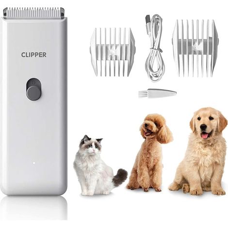 Filiyano-Ensemble de tondeuse pour animaux, blanc (1/5)