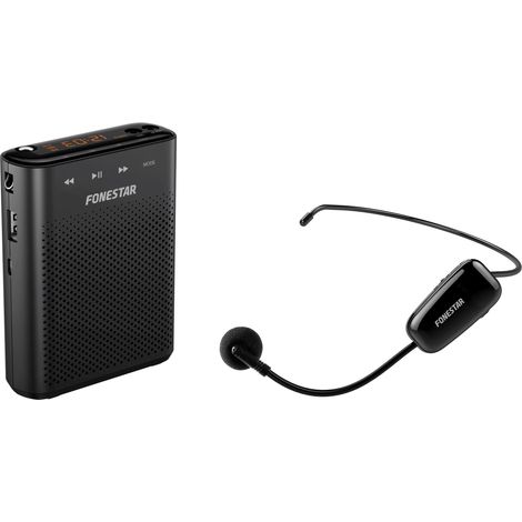 Amplificatore portatile 18W con microfono senza fili
