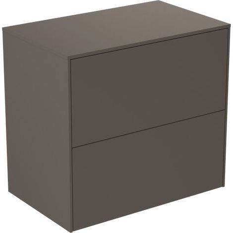 IDEAL STANDARD T4327Y2 Meuble bas WT Conca, 2 tiroirs, (1/2)