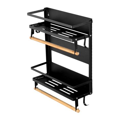 Kühlschrankregal Gewürzregal, magnetisches Gewürzregal Gewürzregal Kühlschrank-Organizer platzsparend für die Küche 403011CM (1/5)