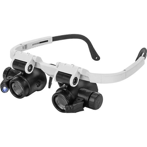 Loupe télescopique avec 2 LED, grossissement 8x/15x/23x, pour la réparation de montres et le soudage électronique. (1/5)